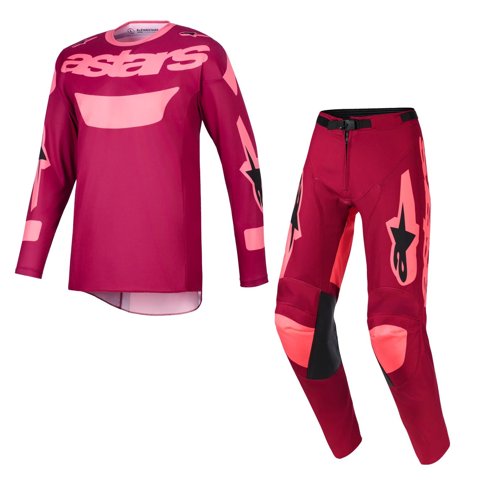 Alpinestars 2026 Racer Riway Motocross Combo Kit Dark Red Coral